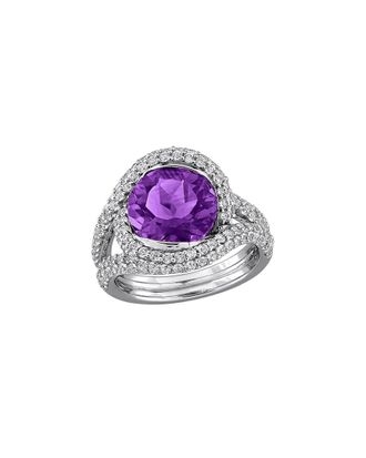 Rina Limor Silver 4.44 ct. tw. Gemstone Ring