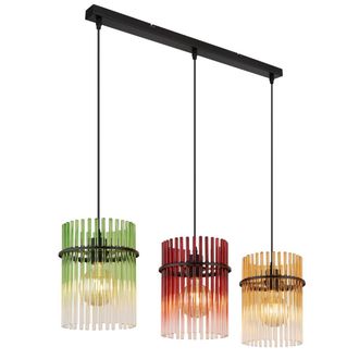 Globo Lighting L&aacute;mpara Colgante - Gorley - Multicolor - Vidrio - Gran
