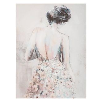 Atmosphera Atmosphera - Lienzo Tiya - Bois - 58x78 Cm Cr&eacute;ateur DInt&eacute;rieur