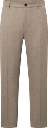 Joop River Kostuumbroek - Heren - Nette broeken - Beige - L - Leer - Broeken