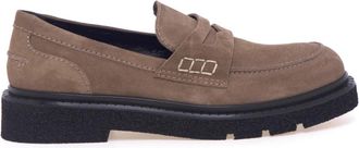 Guglielmo Rotta Mocassin - Dames - Loafers - Grijs - 40 EU - Leer - Schoenen
