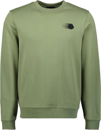 Moncler Felpa con applicazione - Verde