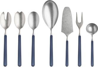 Mepra Fantasia Pewter Serving Set - 7 Pieces in Cobalt at Nordstrom