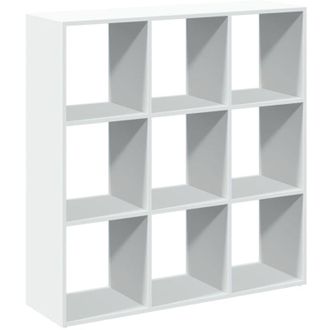 vidaXL Librer&iacute;a Divisora Madera Ingenier&iacute;a Blanca 102x29x103,5 Cm Vidaxl