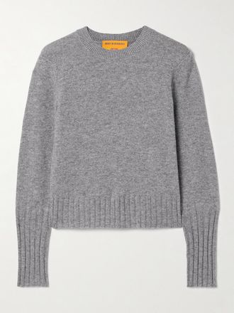Pull Cachemire Femme - Col Montant, Manches Longues, Tricot Côtelé Doux, Coupe Ample