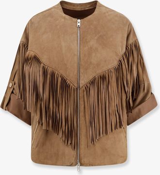DFour Giubbino in suede con frangia - DFOUR - gender_Woman