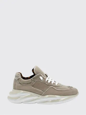 Philipp Plein Velvet Low-Top Sneakers with Chunky Sole