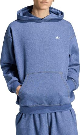 adidas Essentials Loose Hoodie in Crew Blue Mel at Nordstrom, Size Xx-Large
