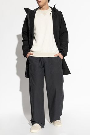 Stone Island Insulated Parka With Hood, Mens, Black