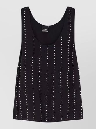 Pinko studded sleeveless top