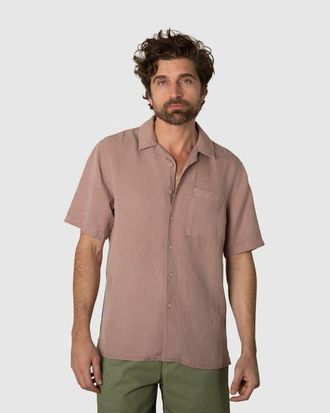 Mosmann Avalon Short Sleeve in Brown at Nordstrom, Size Small Au