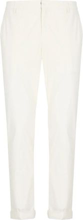 Dondup Katoenen broek met knopen aan de voorkant - Heren - Chinos - Beige - W32 - Katoen - Broeken