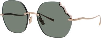 Face &agrave; Face Sunglasses Green