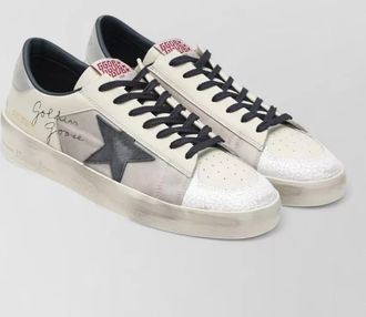 Golden Goose sneakers contrast heel tab perforated toe