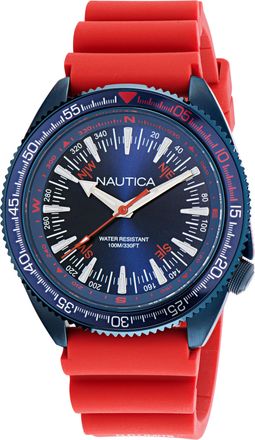Nautica Nautica Vintage 3-Hand Silicone Watch