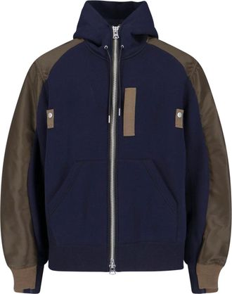 sacai Patchwork Multicolour Jacket With Intricate Detailing