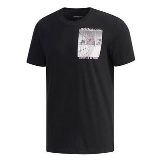 adidas neo M Cs Su Tee Ss Round Neck Short Sleeve Black EJ7081