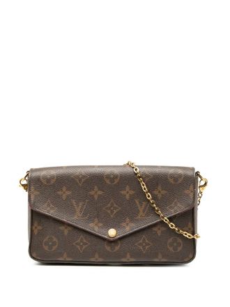 Louis Vuitton Borsa a tracolla Felicie con monogramma 2019 - Marrone