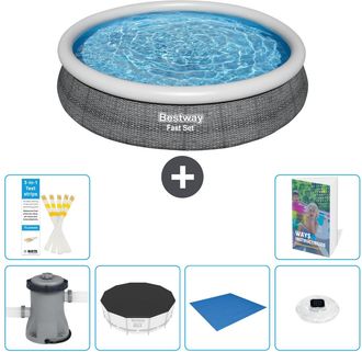 Bestway Piscina Bestway Fast Set Redonda - 366x76 Cm - 7-piezas S248