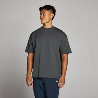 MyProtein Camiseta gr&aacute;fica Hybrid Built For Performance para hombre de MP - Gris oscuro - L