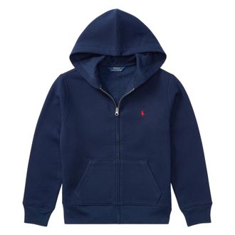 Ralph Lauren Logo Zip Up Top - male - Ralph Lauren - Kids Sweatshirts - Blue - 8 Y - Kids