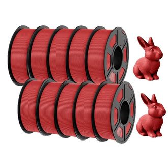 OEM Filamento Para Impresora 3d, Material Ecol&oacute;gico, Alta Tasa De &Eacute;xito De Impresi&oacute;n, Petg Rojo