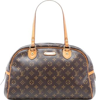 Louis Vuitton Pre-owned Handbags, female, Brown, Size: ONE SIZE Pre-owned Patterned Handbag