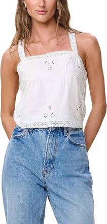Cleobella Amal Square Neck Top In Ivory
