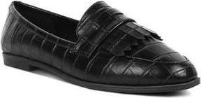 London Rag Pecker Fringe Loafer in Black at Nordstrom Rack, Size 5