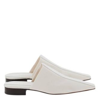 Ferragamo Selestina Stripe-Detail Mules, Size 8 B