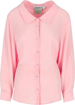 Bernadette Guido pearl-button shirt - Pink