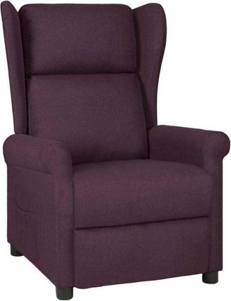 vidaXL Sill&oacute;n Reclinable De Tela Marr&oacute;n Oscuro Vidaxl