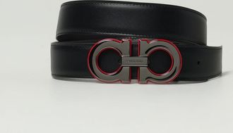 Ferragamo Cintura Gancini Ferragamo reversibile in pelle