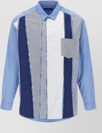 Comme Des Gar&ccedil;ons cotton patchwork shirt