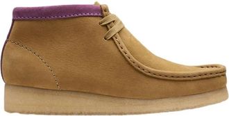 Clarks Wallabee Boot - Dames - Veterschoenen - Bruin - 41 1/2 EU - Leer - Schoenen