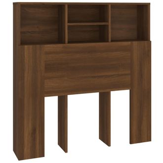 vidaXL Mueble Cabecero Marr&oacute;n Roble 100x19x103,5 Cm Vidaxl