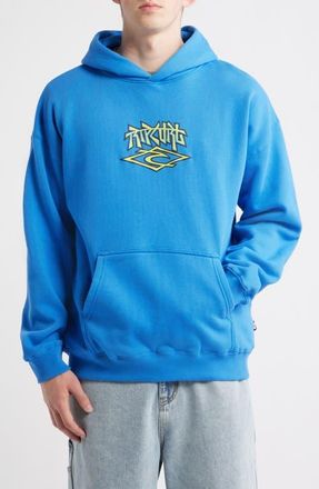 Rip Curl Liquid Trips Graphic Hoodie in Royal Blue at Nordstrom, Size Xx-Large