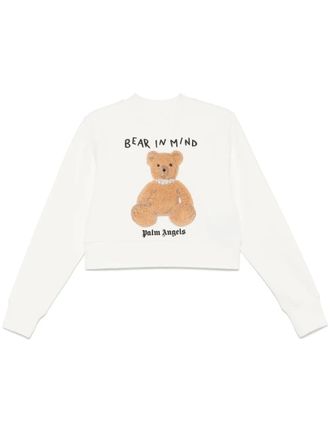 Palm Angels Bear In Mind sweatshirt - White