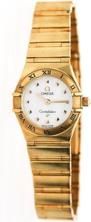 Omega Pre-owned Omega Constellation Mother of Pearl Dial Ladies Watch 11617100