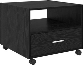 vidaXL Coffee Table Black oak 55 x 55 x 45 cm Engineered wood vidaXL