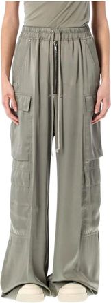 Rick Owens Dames, Broeken, Beige, Maat: XS Zijde