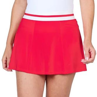 Sofibella UV Colors High-Waist 14 Inch Womens Tennis Skirt in Berry Red at Nordstrom, Size X-Large