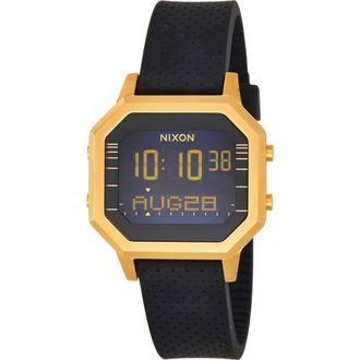 Nixon Siren Digital Watch, 36mm in Gold /Black at Nordstrom