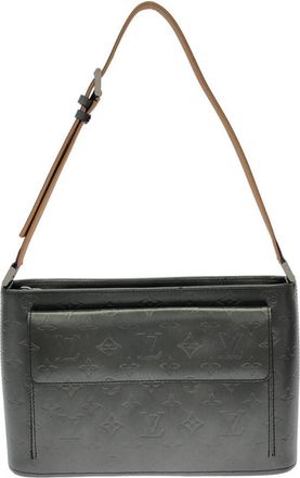 Louis Vuitton Black Coated Canvas Shoulder Bag (Pre-Owned)