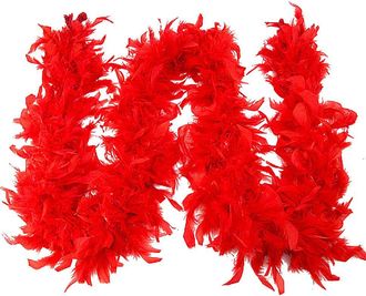 Generic Feather Boas Multipack, Feather Boas, Glow Sticks Party Packs, Feathers, Light Up Headband For Diy Wedding Party Dancing Halloween Christmas Costume H