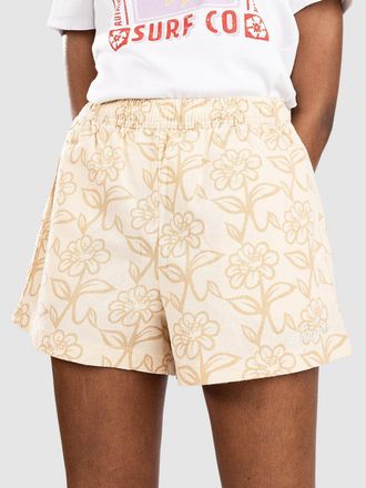 Santa Cruz Delfino Flower Shorts blond wood