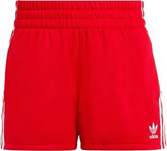 adidas (WMNS) adidas Adicolor 3-Stripes Shorts Asia Sizing Red White IB7427