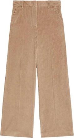 Max Mara Dames, Broeken, Beige, Maat: 2XS Zijde