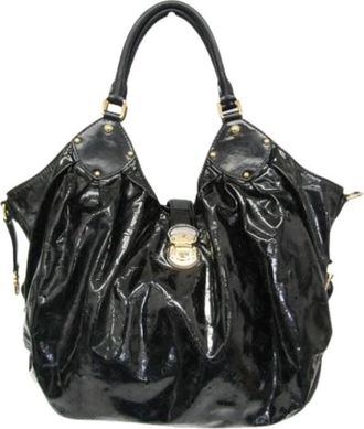 Louis Vuitton Pre-owned Souriya XL - Dames - Vintage Handtas - Zwart - ONE Size - Leer - Vintage