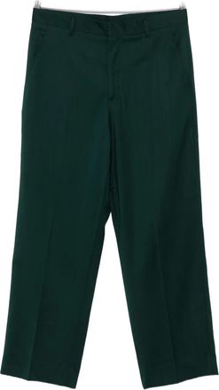 Costumein concealed-fastening trousers - Green